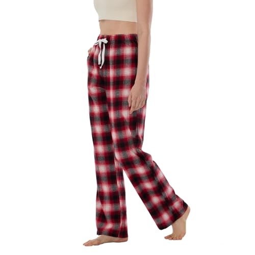 Women 32/34 Inseam 100% Cotton Pajama Pants for Tall Women3