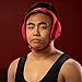 Matman Dynasty Adult Wrestling Headgear – Men & Women’s Soft & Comfortable Protective Ear Guards for Wrestling, BJJ & MMA (Red)