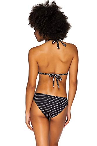 Swim Systems Ellie Tab Side Bikini Bottom Swimsuit, Blacksand, X-Large #TOP4