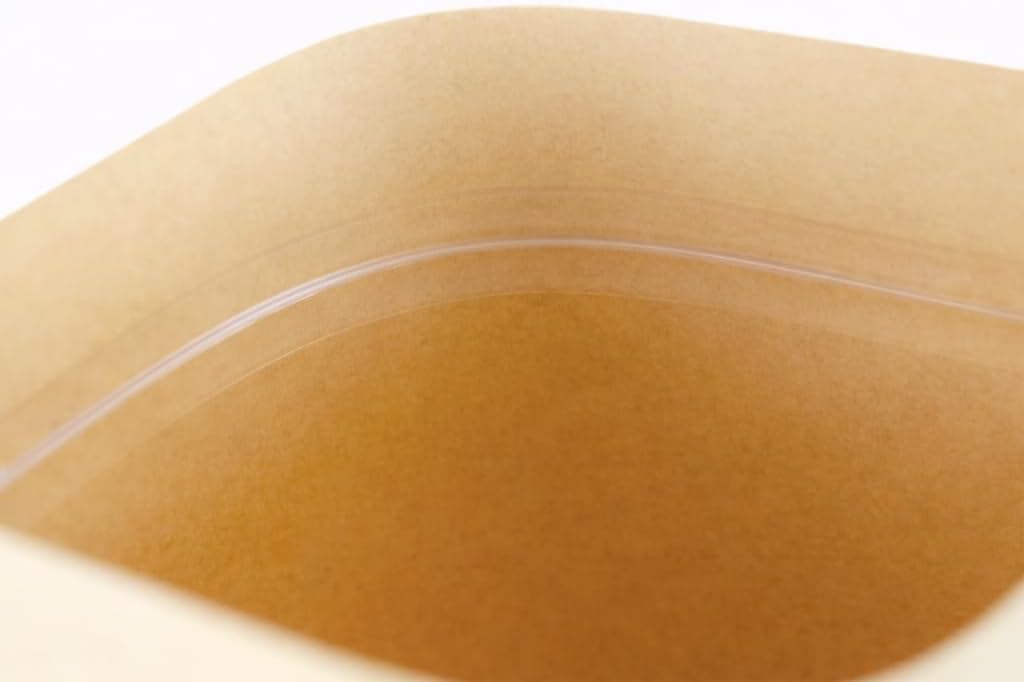 Pencereli Kraft Doypack Dik Duran Poşetler – 50’li Paket, Şeffaf Pencereli, Kilitli (Ziplock) ve Kolay Açma Çentikli, Çok Amaçlı Gıda Saklama Poşetleri (11 cm – 18 cm)