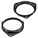 tomzz Audio 2855-001 Lautsprecherringe Adapter Halterungen kompatibel mit Toyota Corolla MR2 Avensis Prius RAV4 Auris 165mm DIN Lautsprecher
