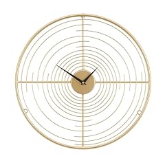Deco 79 Metal Open Frame Swirl Wall Clock, 20 " x 2 " x 20 ", Gold product