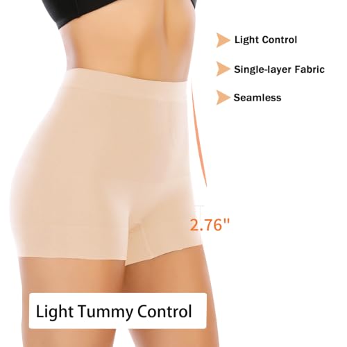 Image of Womens Seamless Shaping Boyshorts Panties Tummy Control Underwear Slimming Shapewear Slip Shorts