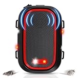 Weskjer Marderschreck Auto, Ultraschall-Fahrzeug-Nagetiervertreiber Mit Ultraschall & Anti-Gewöhnungseffekt, DREI Stromversorgungsmodi, Mobiler Marderschutz Marderabwehr Auto, Haus, Dachboden, Garten