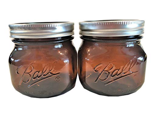 Ball Mason Jars-16 oz. Amber-Set of 2-NEW COLOR !!!