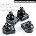 KEAcvise 4 Packs rc Body Post mounts with Clips for 1:10 axial scx10 pro rc Crawler car - Aluminum Alloy Shell Column & Post Mount Set