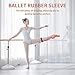 Kqcibz Ballet Dancer Rubber Sleeve Ballet Foot Stretcher Soft Elastic Foot Rubber Cuff Stretcher Arch Enhancer Dancing for Ballet, brown