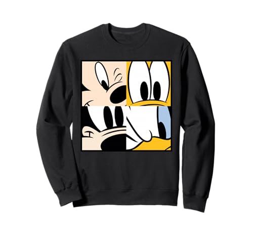 Sweatshirt Disney Mickey pull imprimé graphique retro pour homme et femme