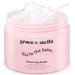 Enjoy Taking Your Makeup Off: Our makeup remover balm easily melts away tough makeup, mascara, blush, long-wear foundation, and dirt. Feel refreshed without scrubbing hard. Treat your skin right with this gentle and effective makeup cleansing balm! B...