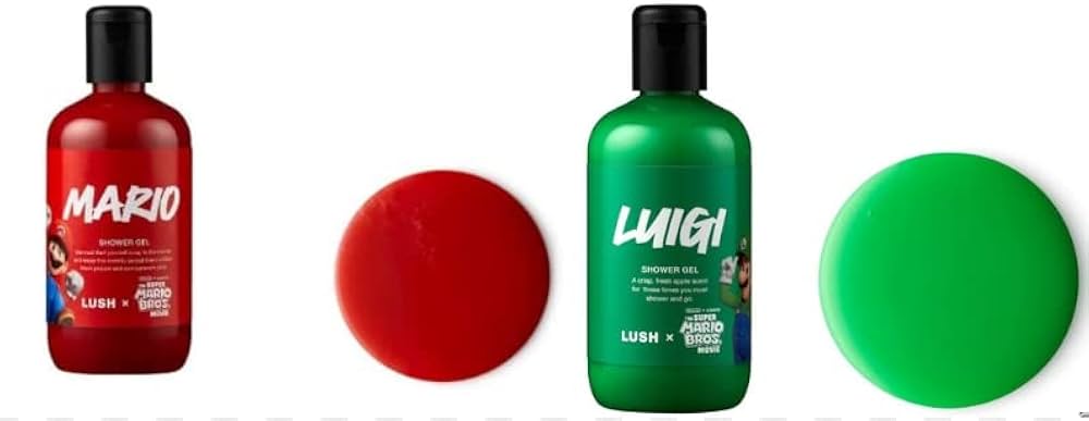 Amazon | LUSH マリオ コラボレーション限定 クッパ、ピーチ姫