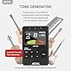 Aroma 3 In 1 Digitales Metronom Stimmgerät Tongenerator Wiederaufladbar mit Vocal Count Option und Farbbildschirm für Gitarre Klavier Saxophon und Alle Instrumente