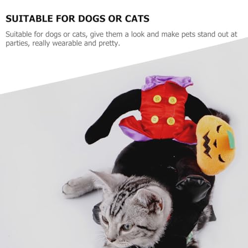 Disfraz Halloween para Perros Diseño Calabaza BESPORTBLE miniatura 2