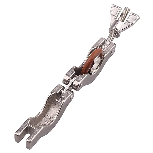 Image of DERNORD KF-16 Wing Nut Clamp Flange Quick Clamp Stainless Steel 304 with Centering O-Ring （Pack of 5）