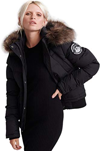 Preisvergleich Produktbild Superdry Damen Winterjacke Everest Ella schwarz 16 (XL),44 EU