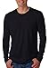 Next Level Apparel Men's Long-Sleeve Thermal T-Shirt, Black, Large