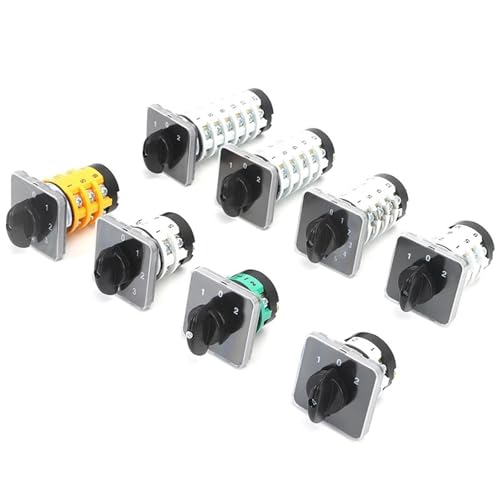 Inverseur 1-0-2 sélecteur 6 pôles pour basculement source électrique 20A