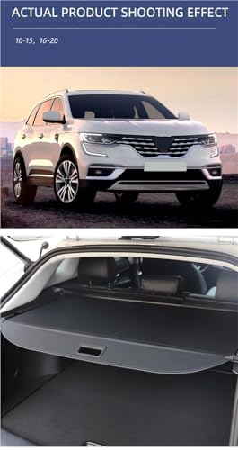 Cubierta de carga retráctil para Koleos 2021 + en lona impermeable 5