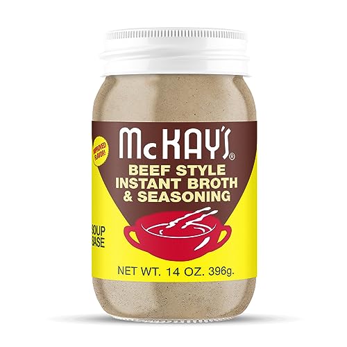 McKay's Beef Flavored Soup Seasoning, Gluten Free, Vegetarian Instant Broth,