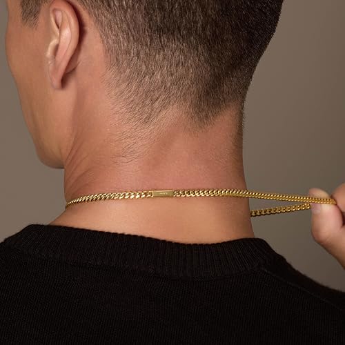 JAXXON Cuban Link Chain - Mens Necklace - Box Clasp4