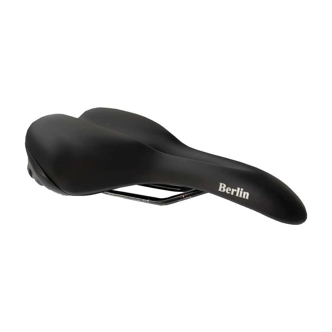 P & P pro cycling Berlin 030 wygodne siodełko dla dorosłych, czarne, 265 x 190 mm