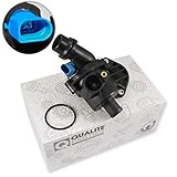 Artikelbeschreibung: Thermostatgehäuse + SENSOR + DICHTUNG PASST FÜR AUDI A4 8E, A6 4B und VOLKSWAGEN PASSAT 3B - MOT. 1.8 T, 2.0 - NEU - Gute Qualität !