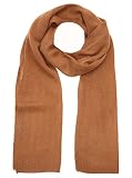 Zwillingsherz Schal aus 100% Kaschmir - Hochwertiger Strickschal im Classic Uni Design für Damen Jungen Mädchen - XXL Hals-Tuch und Damenschal - Strick-Waren für Sommer und Winter - cog