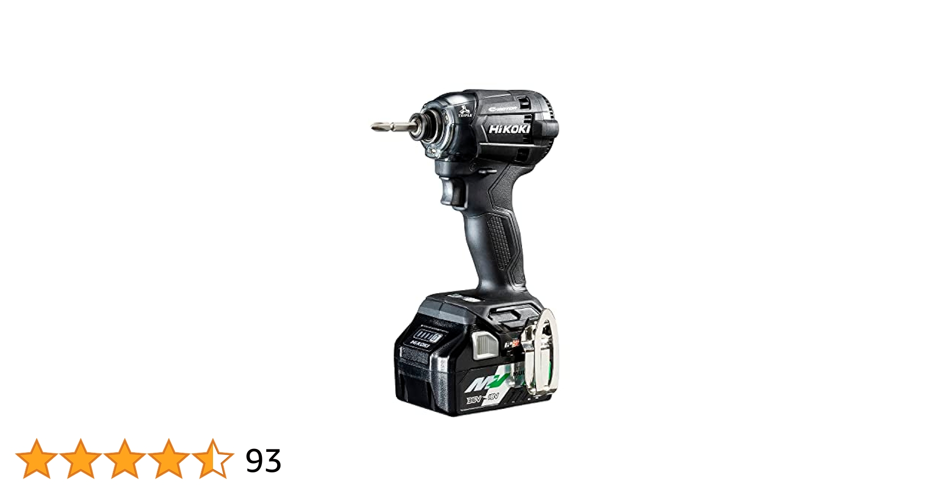 HiKOKI ハイコーキ インパクトドライバ WH18DDL2 充電器・充電池2個・ケース付 Amazon | HiKOKI(ハイコーキ) コードレスインパクトドライバ