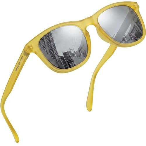 Image of grinderPUNCH Womens Polarized Sunglasses UV400 Protection Classic Retro Driving Sun Glasses Trendy Fashion Shades