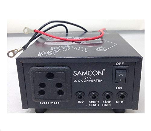 24V DC to 220V AC Converter - Black, 1 Pack - DC Converter - Power Supply - ATX