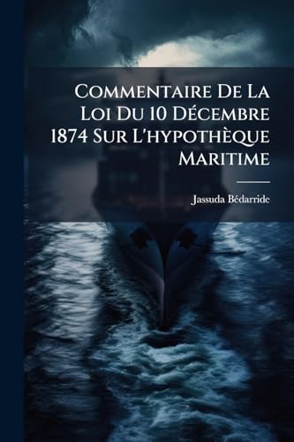 Commentaire De La Loi Du 10 Décembre 1874 Sur L'hypothèque Maritime (French Edition)