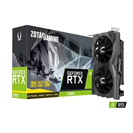 Zotac Rtx 2060 Twin Fan Gaming 12Gb, Gddr6, Hdmi, 3Xdp, Nero, ‎20.32 x 5.08 x 10.16 cm; 600 grammi