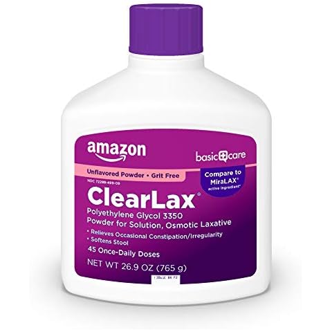 Amazon Basic Care ClearLax Powder for Solution Cover