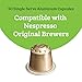 Amazon Fresh Espresso Medium Roast Aluminum Capsules, Compatible with Nespresso Original Brewers, Intensity 8/13, 50 Count (5 Packs of 10)