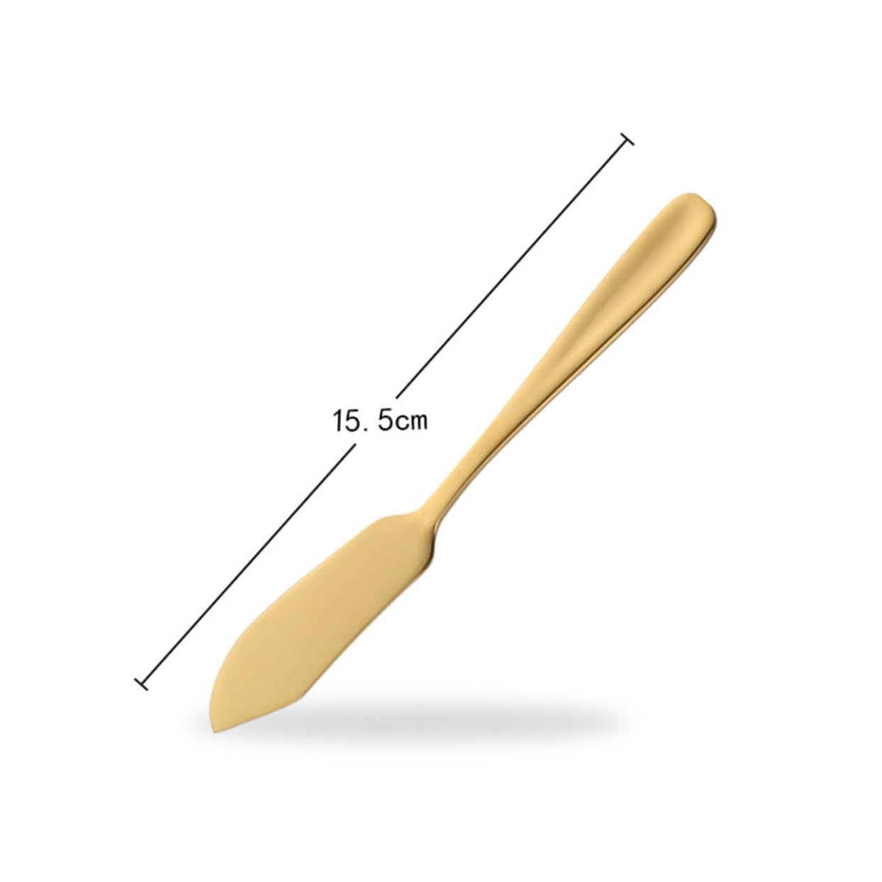 ABOOFAN Stainless Steel Butter Cutter Multi Purpose Cheese Slicer for Spreading Jam and Cream Sharp Cutting Edge for Brie and Firm Cheeses Elegant Golden Design