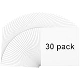 Tujoe 30 Sheets Thinfire Kiln Shelf Paper - 5 x 5 Inches Thin Fire Kiln Shelf Paper for Glass Fusing Smooth Surface DIY Crafts