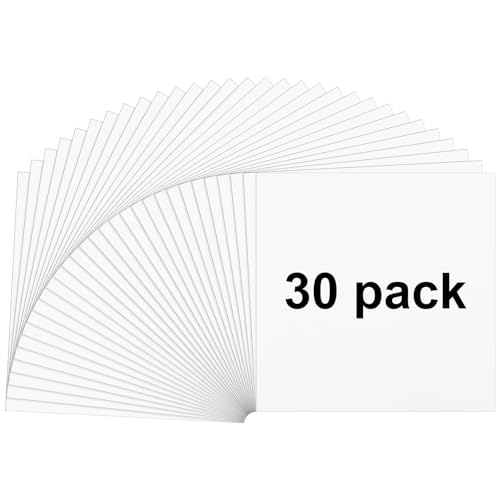 Tujoe 30 Sheets Thinfire Kiln Shelf Paper - 5 x 5 Inches Thin Fire Kiln Shelf Paper for Glass Fusing Smooth Surface DIY Crafts