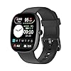 Fitness Tracker 2025 Ver. (Answer/Make Calls), 1.85″ Smart Watch Fitness Watches for Women Men with 24/7 Heart Rate Blood Oxygen Monitor Sleep Tracker 100+ Sport Modes IP68 Waterproof (Black)