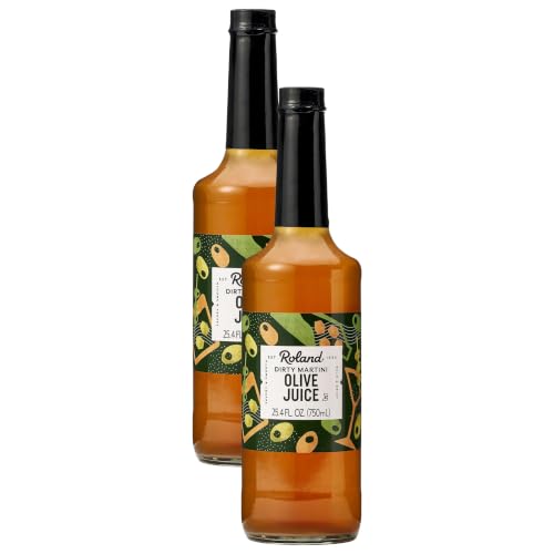 Roland Dirty Martini Olive Juice, 24.4 Ounce (Pack of 2)