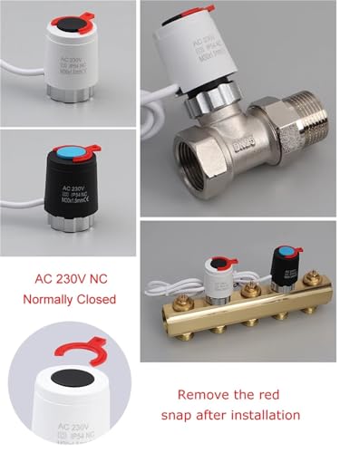 Actionneur électrique normalement fermé 230V chauffage eau M30 - 4