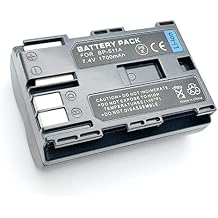 Battery Pack for Canon ZR50MC, ZR60, ZR65MC, ZR70MC, ZR80, ZR85, ZR90 MiniDV Camcorder