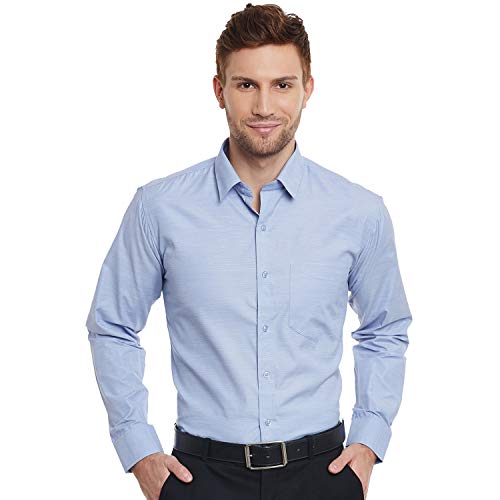 Image of Hancock English Solid Slim Fit Cotton Rich Formal Navy Blue