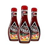WOORI CHAM SAUCE Korean BBQ Soy Sauce, #1 Steak Sauce in Korea, Magic Sauce for Korean BBQ, Kalbi, Bulgogi, and Pickles, (10.6Oz, 1) (3 Pack)