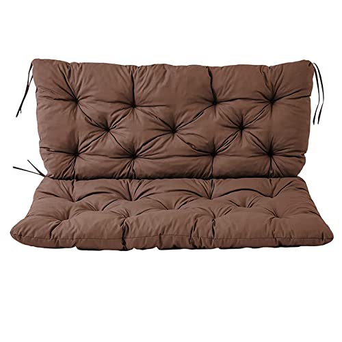 Coussin de chaise pivotante avec dossier élégant en tissu haute densité