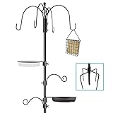 ERYTLLY Bird Feeding Station Kit Bird Feeder Pole Bird Feeder Hanging Kit Planter Hanger Multi...