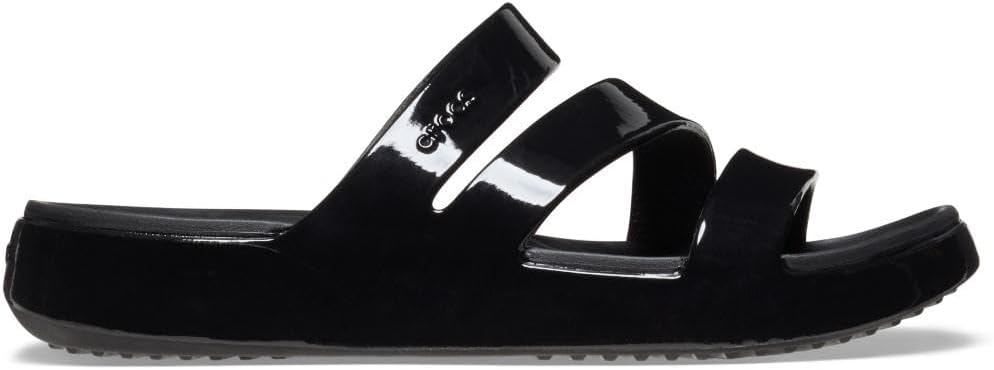 Crocs Women's Getaway Patent Strappy Slide Sandal