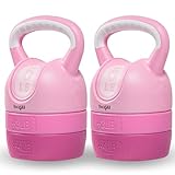 Yes4All Kettlebell Sets, Adjustable Kettlebell Set for Women, 5-12 LB Kettlebells Weight for Strength Training Exercises, Squats, Swings and Deadlifts at Home