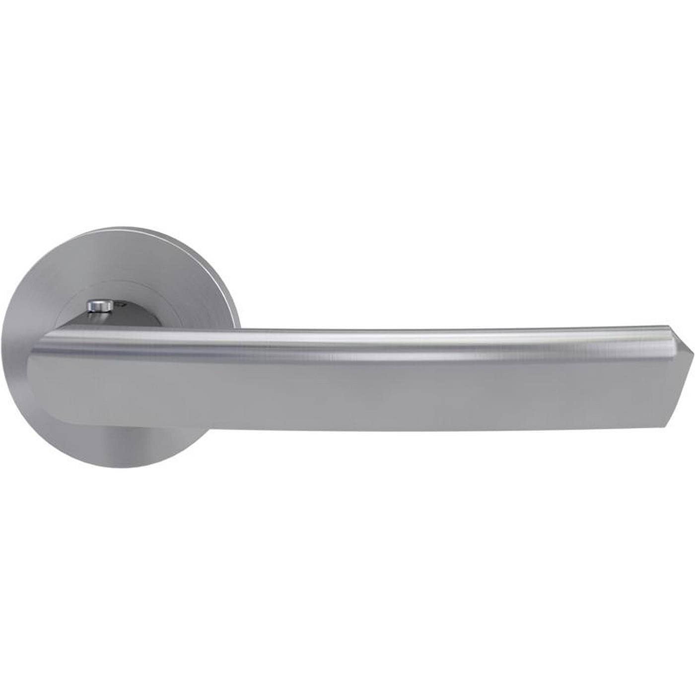 Griffwerk Crystal Türgriffgarnitur Edelstahl matt runde Rosetten smart2lock 2.0 Rechts