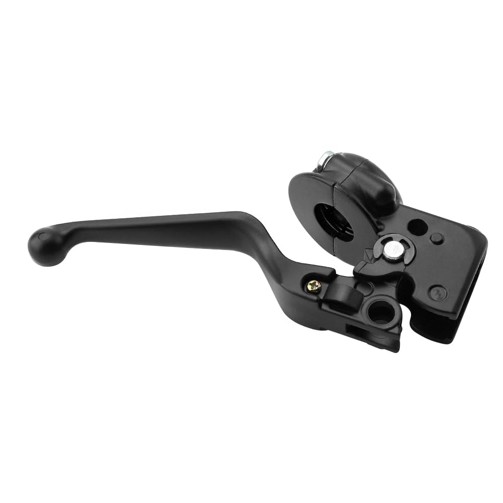Levier d'embrayage et support de montage pour Harley Davidson Sportster 883 1200 Softail Dyna Electra Glide Road King Fat Boy Night Train Street Bob (Noir)