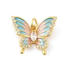 Colorful Butterfly Charms_5 pcs