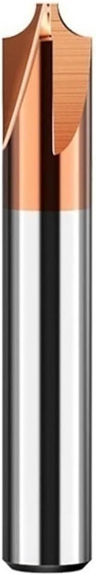 1pcs Carbide Corner Rounding End Mill R0.5-R5.0 Titanium Coating CNC Machine Router Bit Straight Shank 4-12mm Shank Corner Rounding Milling Cutter(R1.5xD6x50L)